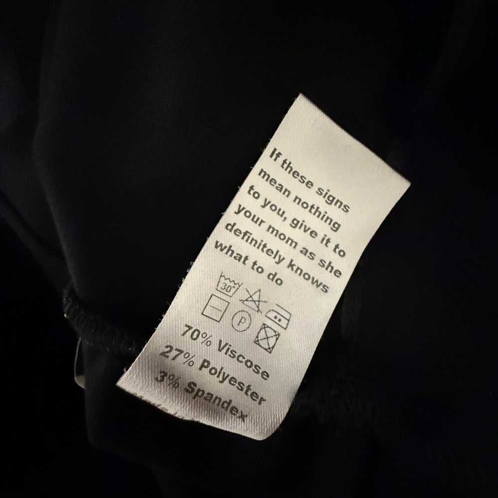 Julia Allert’s Black Wide Leg Trousers Jersey - Picture 16 of 16